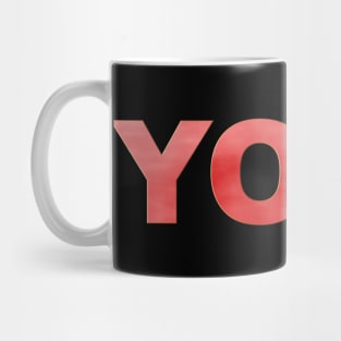 YOLO in Red Mug